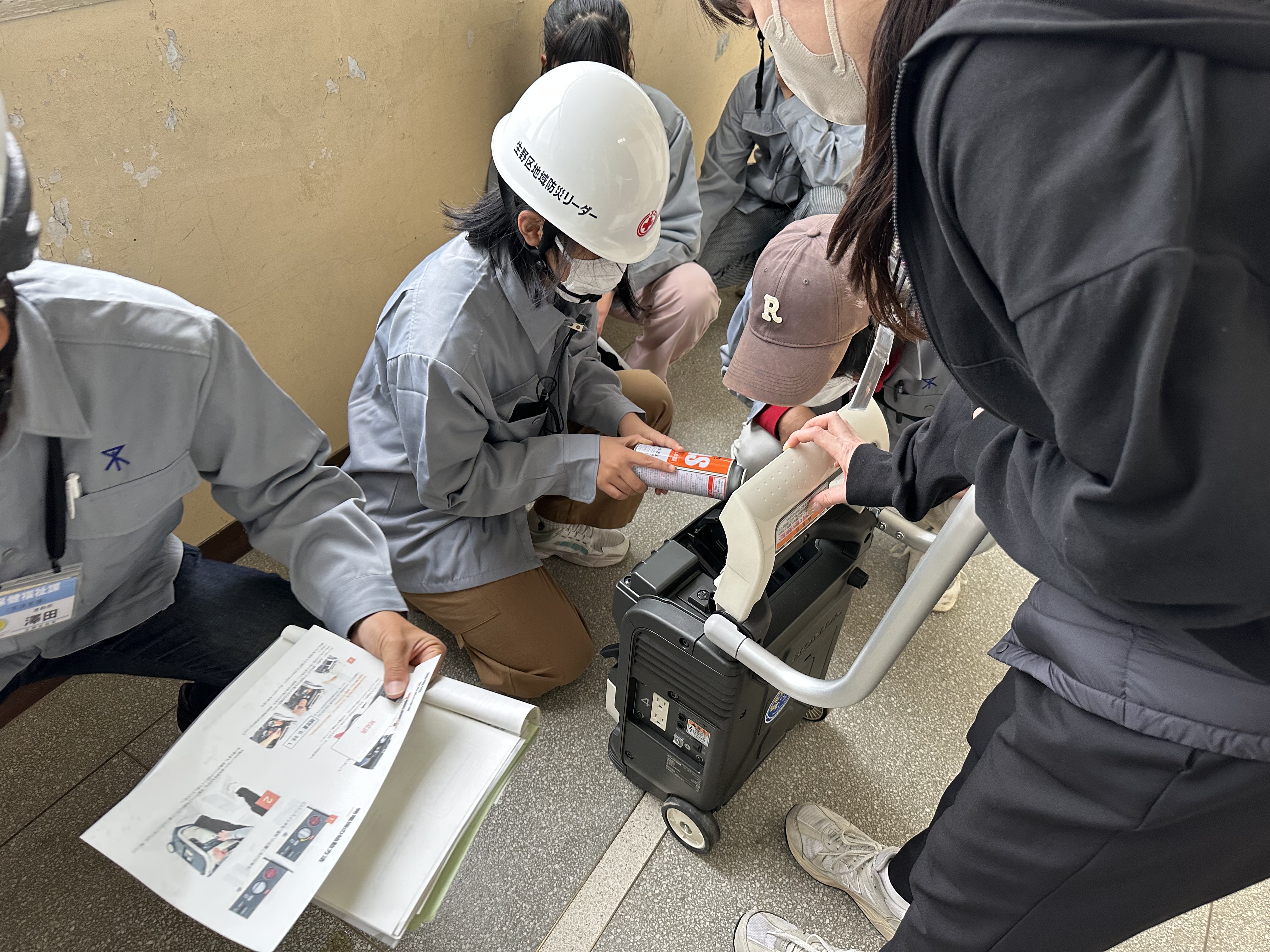 訓練参加の写真2