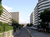高層住宅のたちならぶ画像