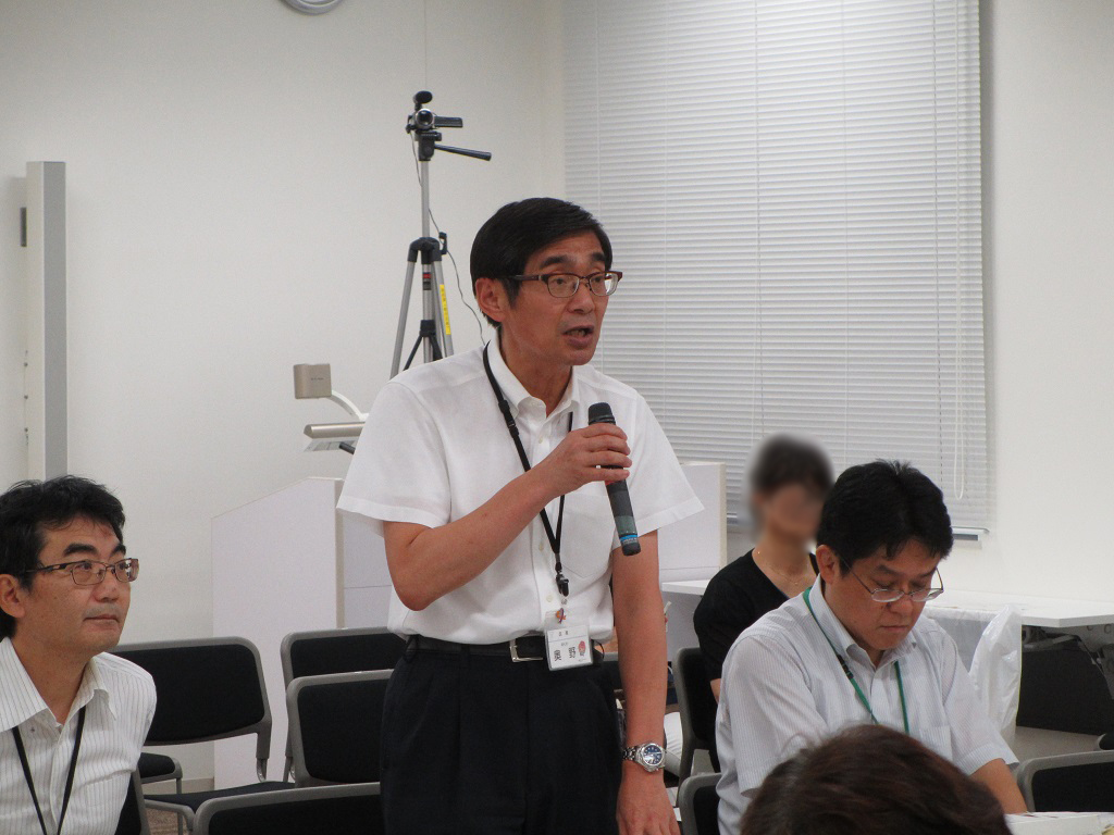 第1回城東区区政会議　区長挨拶の様子