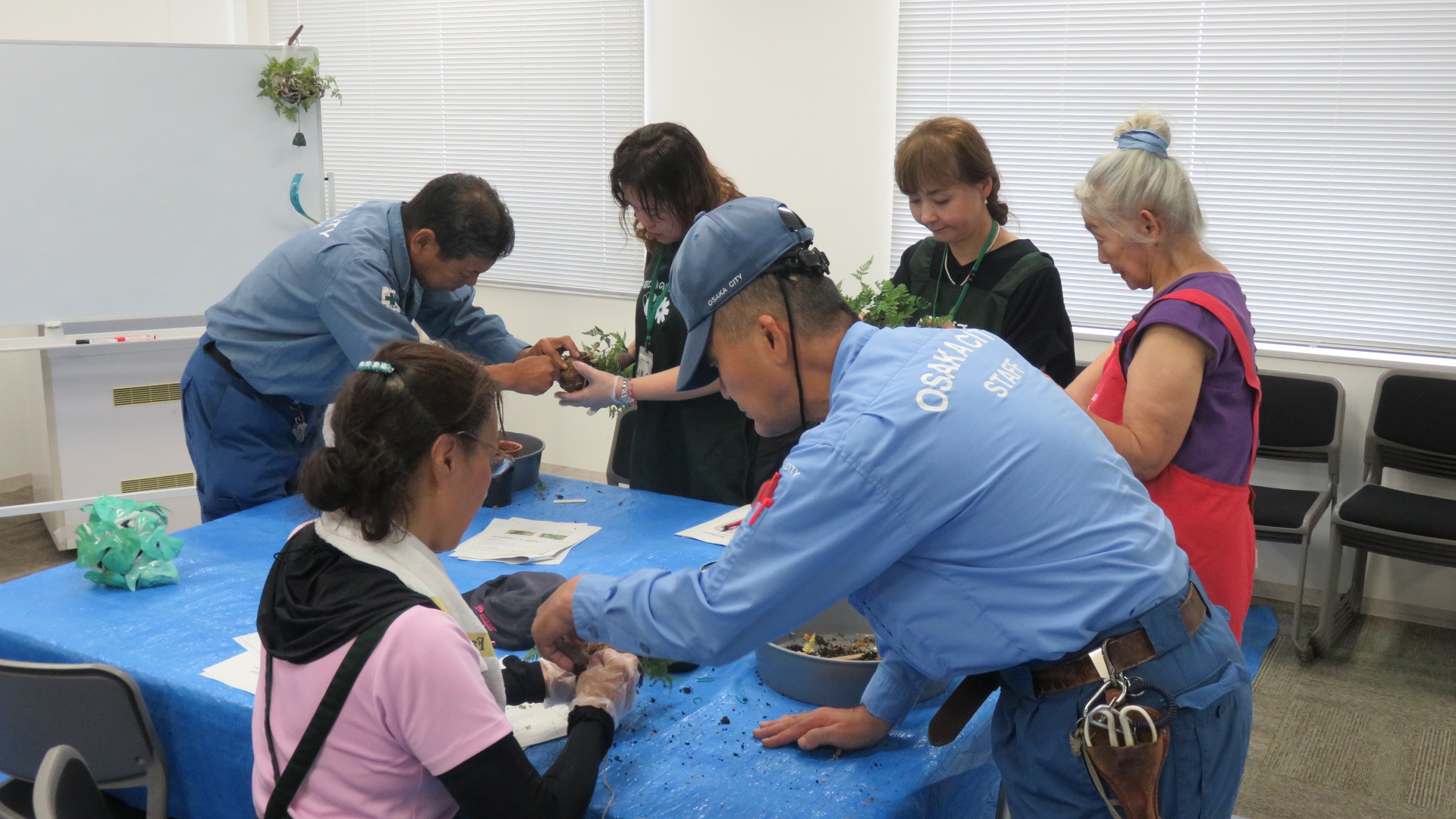 サポートを受けながら作成