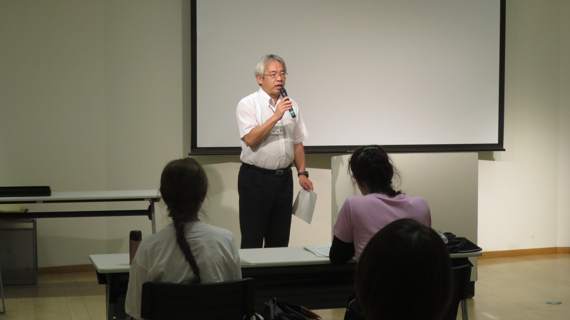 区長からのお祝いの言葉