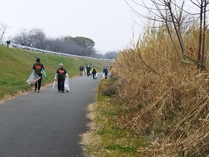 東住吉区行基大橋付近