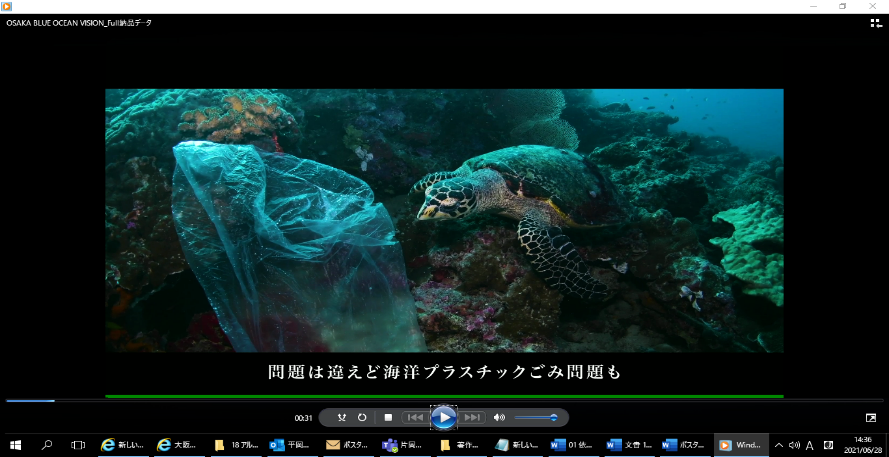 動画イメージ画像海洋ごみと海洋生物