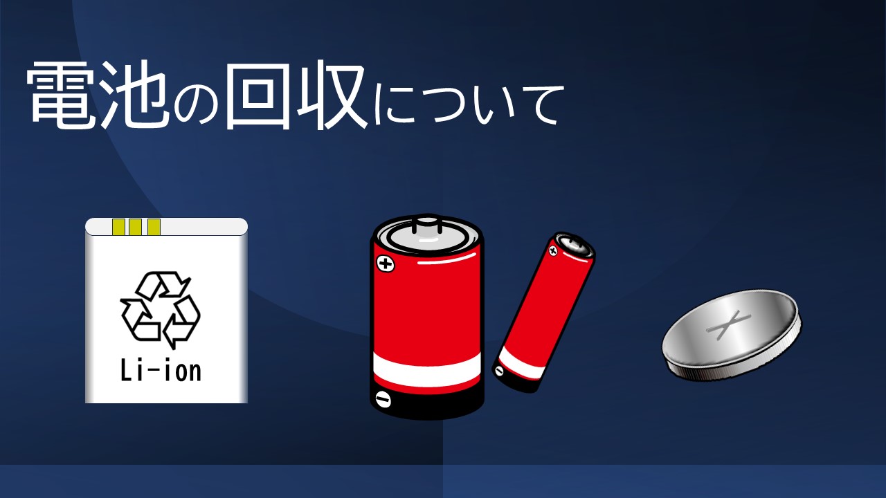 電池の回収について