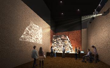 大阪城豊臣石垣公開施設　展示ホールイメージ