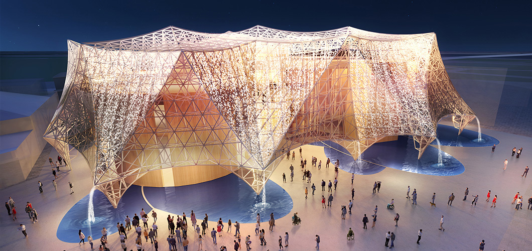 大阪ヘルスケアパビリオン外観イメージ