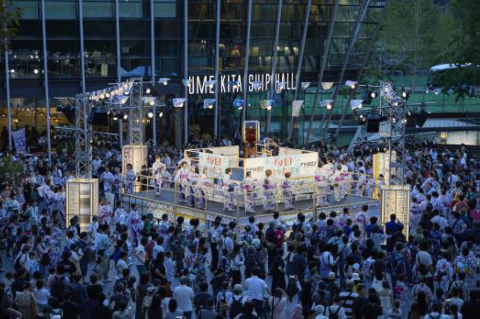 2024年ゆかたde盆踊りの様子