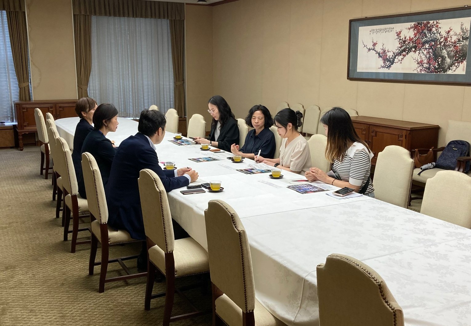 釜山市未来デザイン本部との意見交換