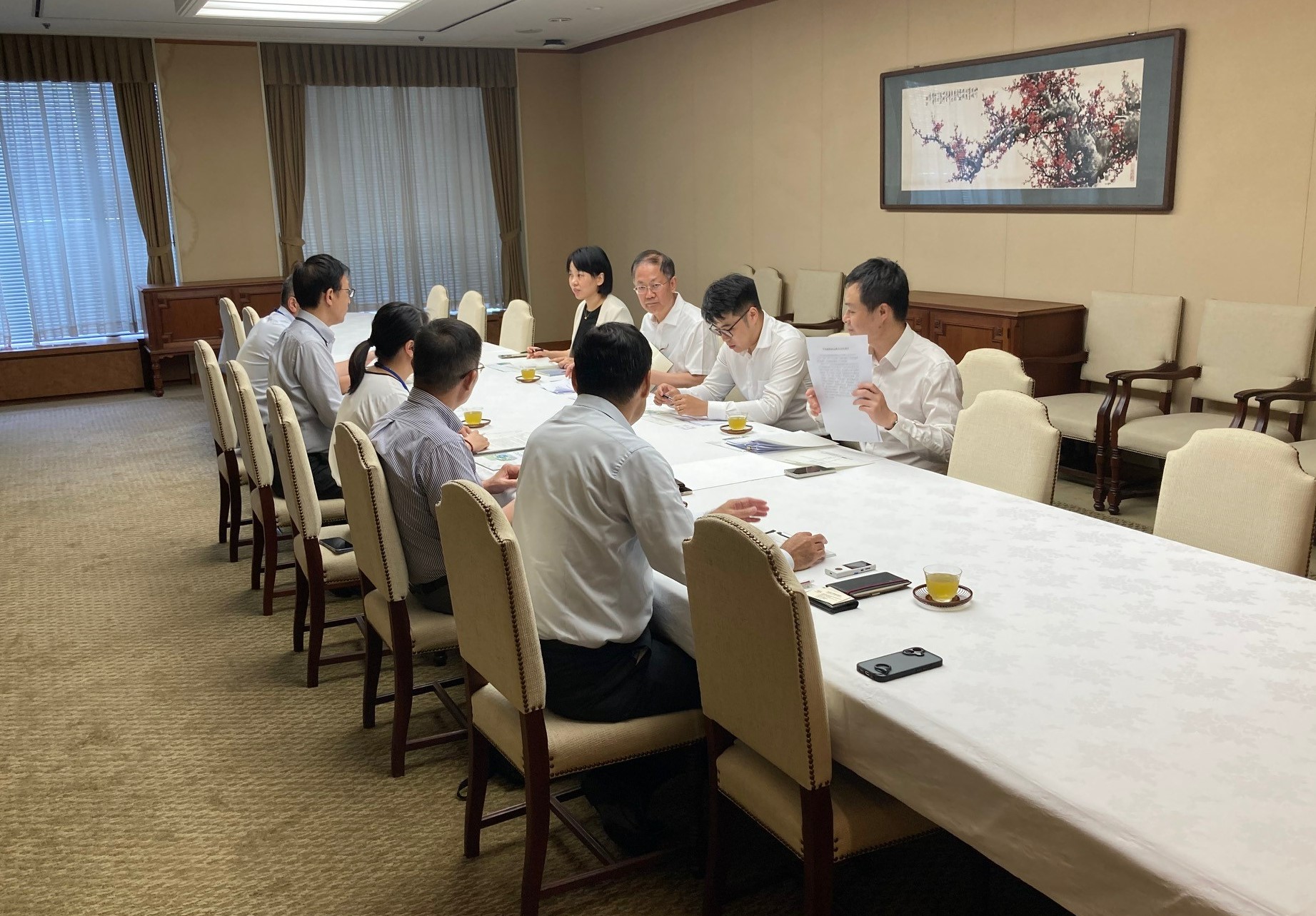 山東省発展改革委員会との意見交換