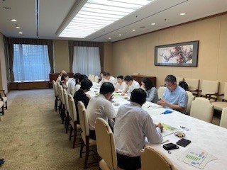 上海市衛生健康委員会との意見交換