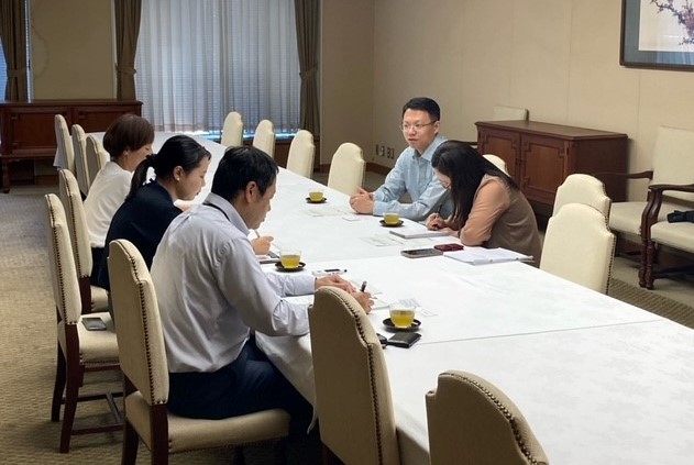 瀋陽市人民政府外事弁公室との意見交換