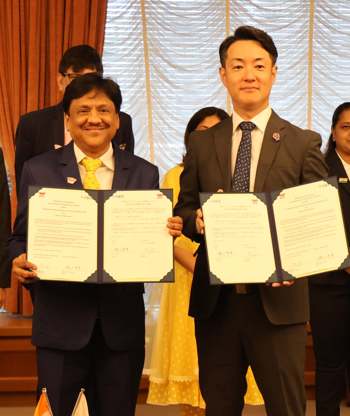 インド・ベンガルール商工会議所表敬訪問・覚書締結