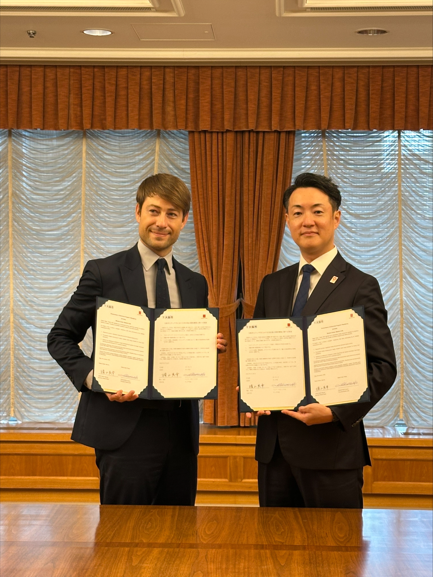 ポーランド・ウッチ市表敬訪問・覚書締結