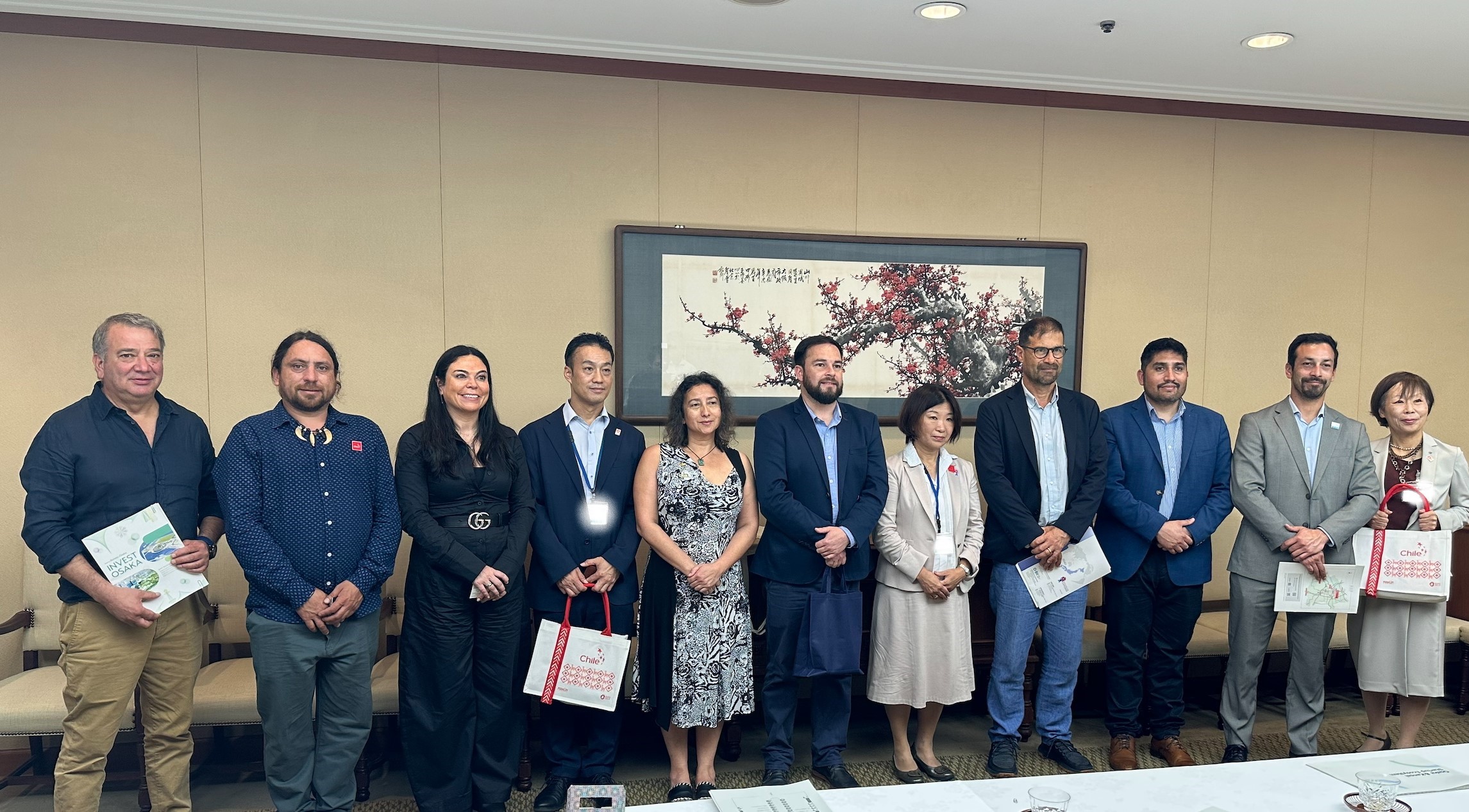 チリ・バルパライソ州代表団との意見交換