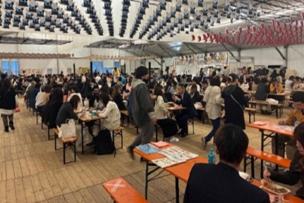 祭エリアの写真