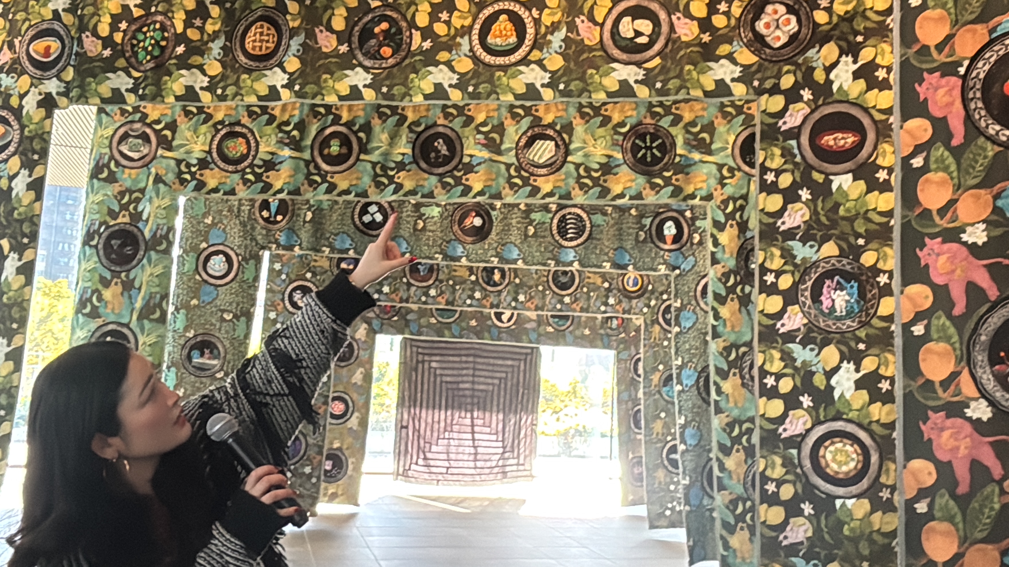 Osaka-Directoryの様子（天牛美矢子さん）