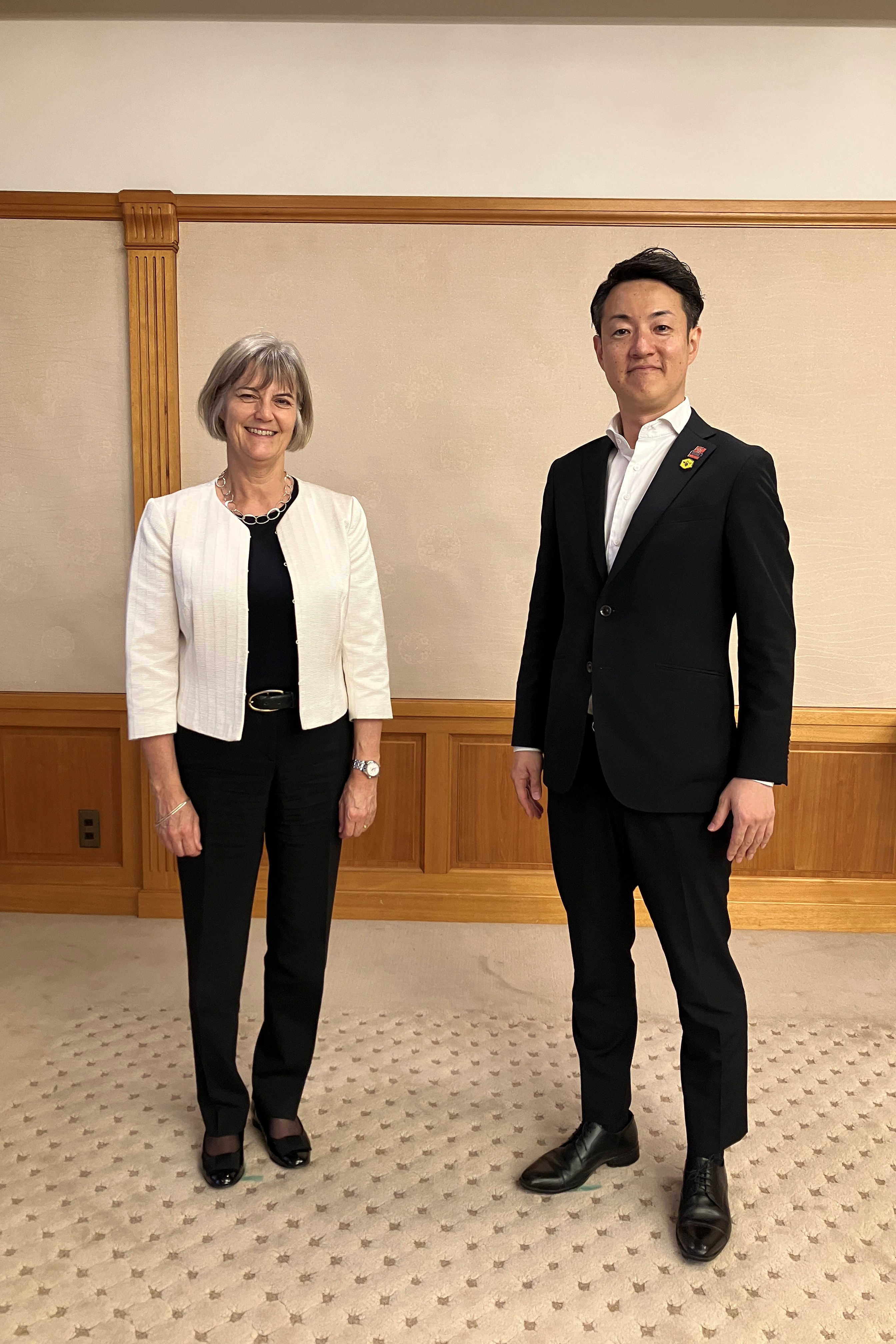 駐日英国大使表敬訪問
