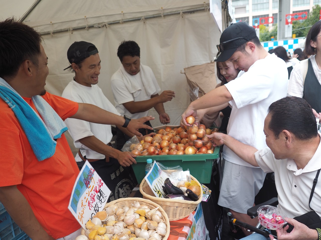 にっぽん青果祭販売の様子