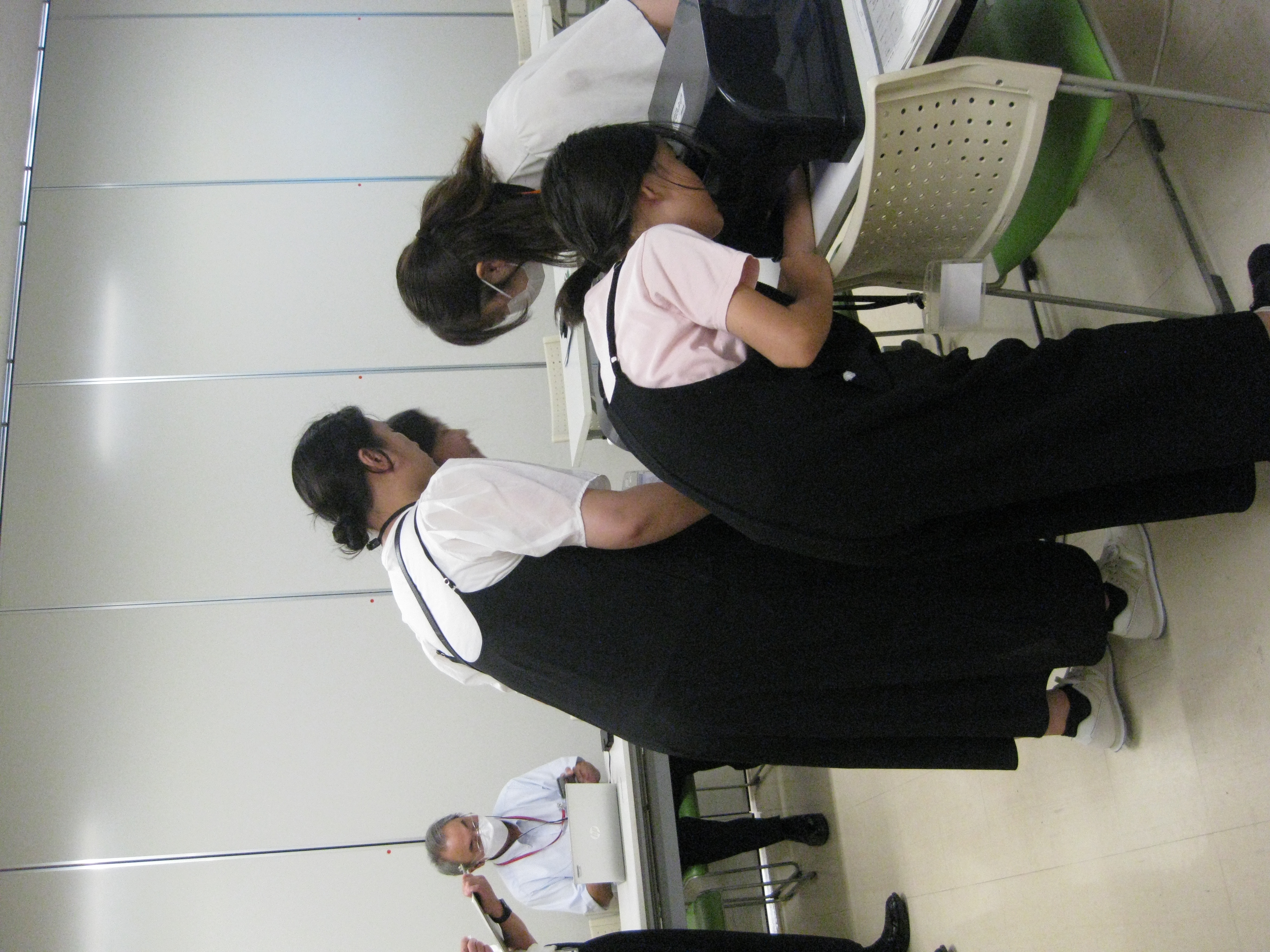 手洗実習の様子その1