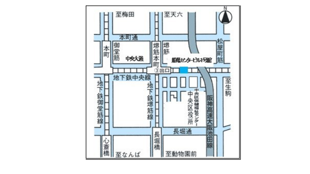 試験場所の案内図です