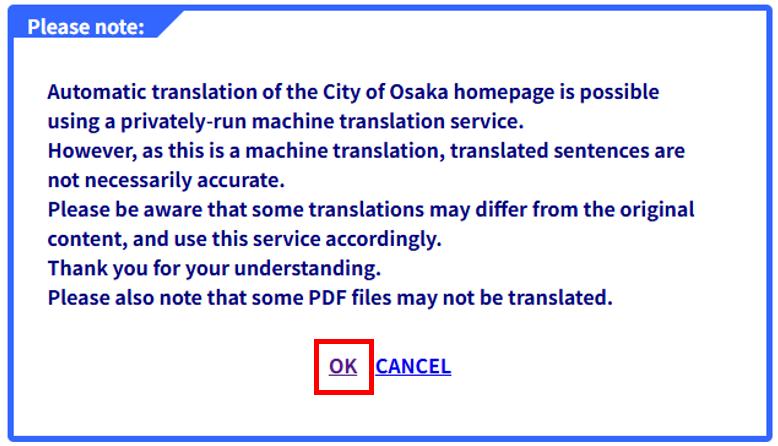 Select "OK"