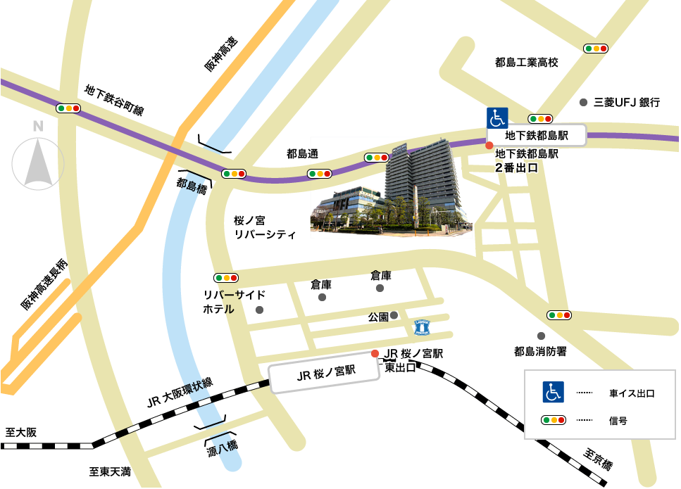 大阪市立総合医療センターアクセス地図