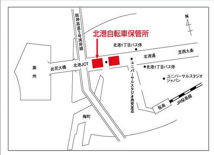 jr高架下自転車保管所