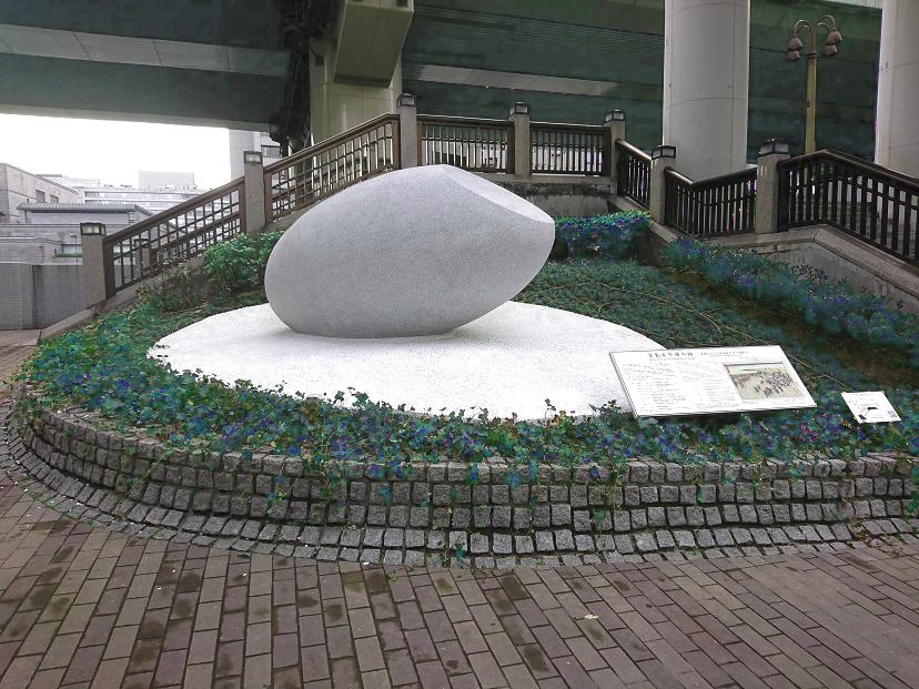 「堂島米市場跡碑」の写真