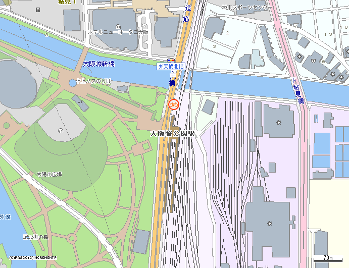 大阪市 大阪城公園駅自転車駐車場 駐輪 駐車 駐車場 駐輪場