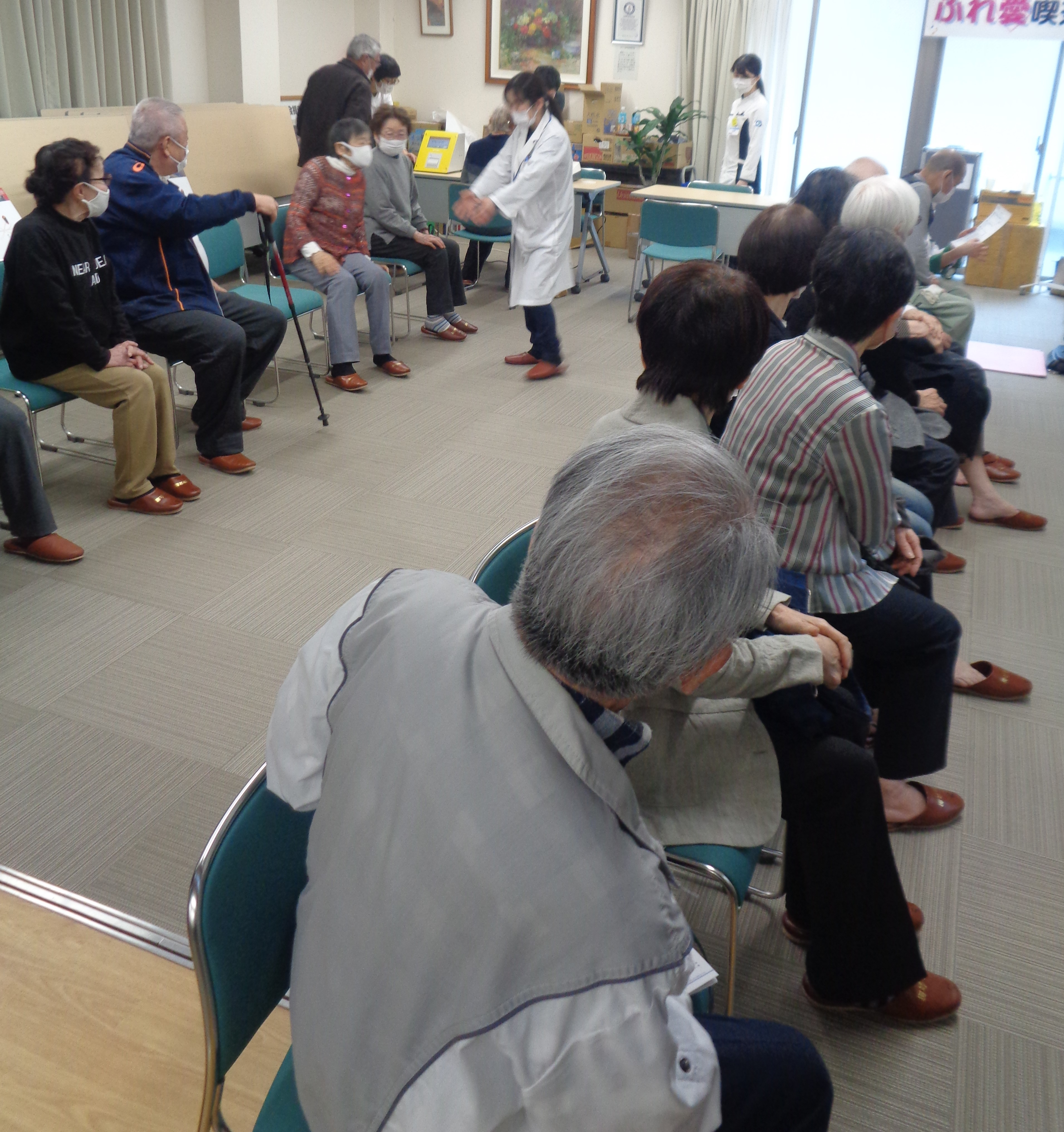 ふれあい喫茶の様子