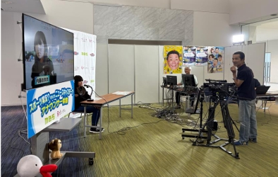 アナウンサー体験の写真