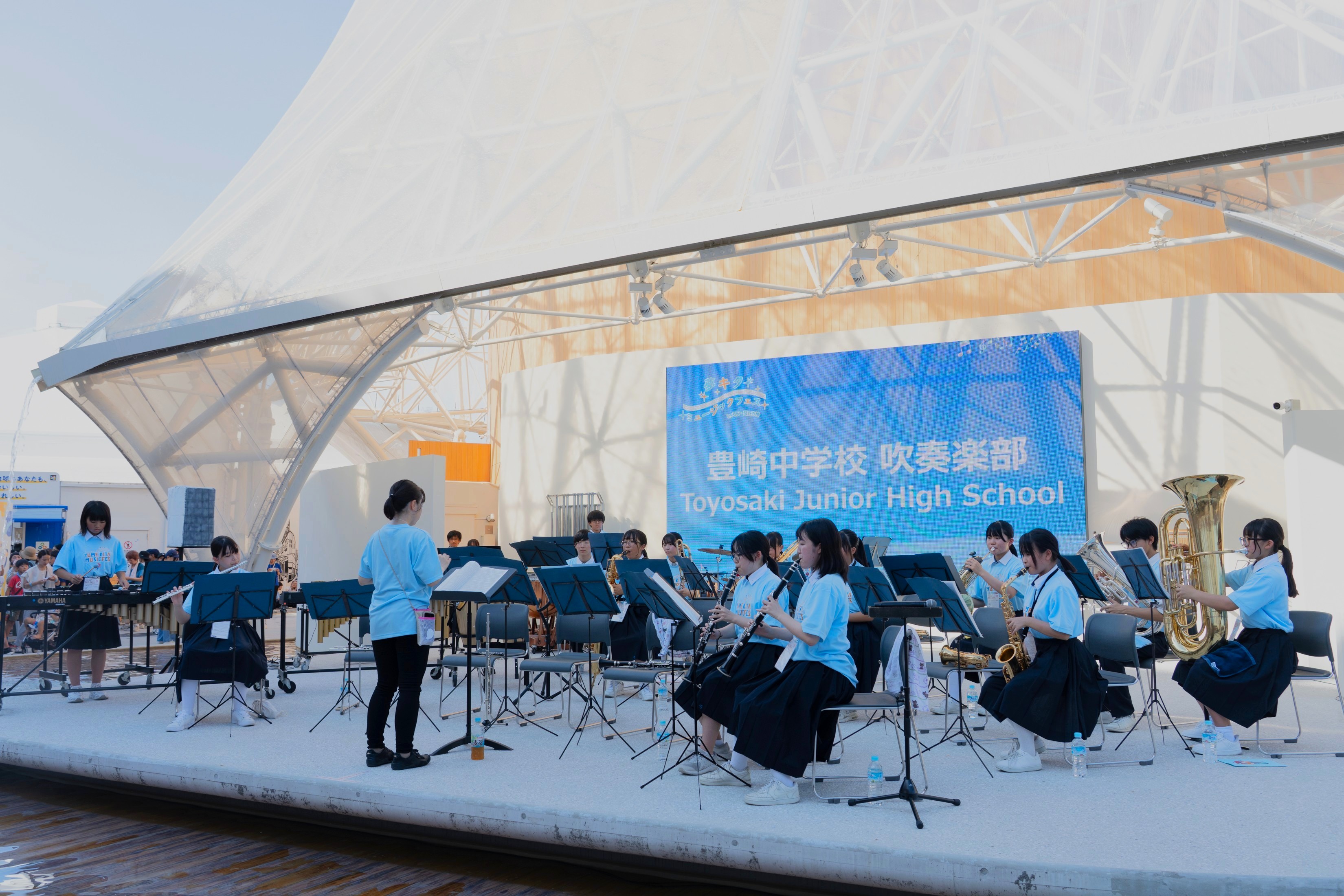 豊崎中学校　吹奏楽部の写真