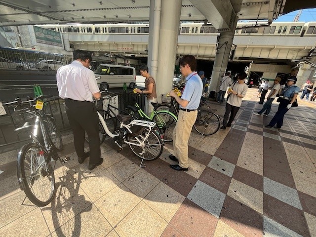 放置自転車への啓発