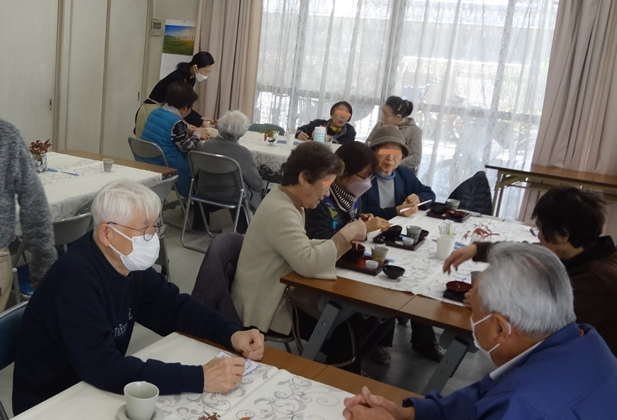 ふれあい喫茶の様子