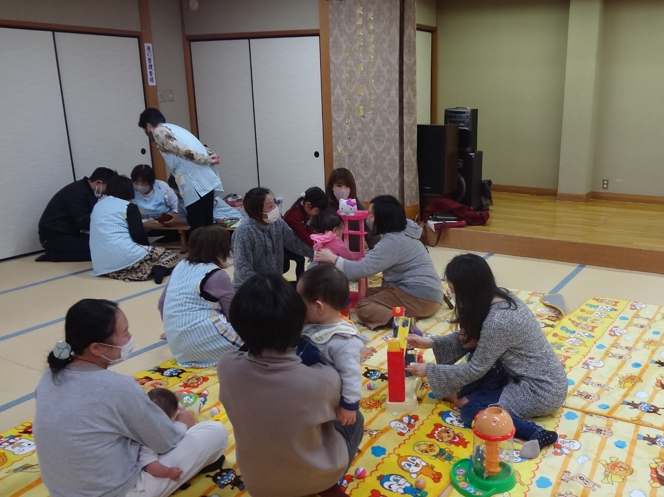 子育てサロン　パンダクラブの様子