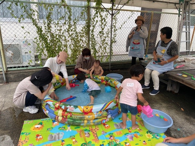 水あそび