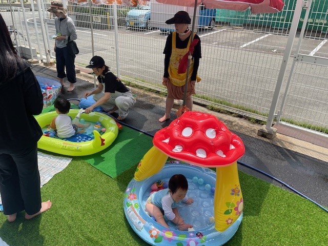水あそび