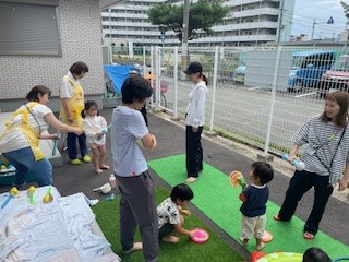水あそび