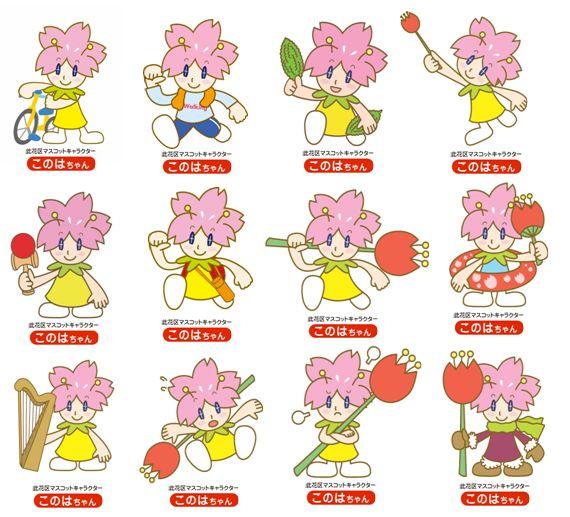 このはちゃんパターン画像