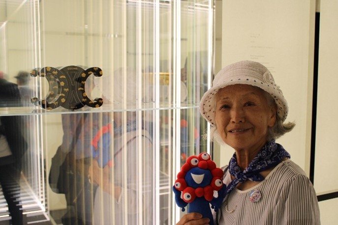 限定展示を行っていたセリーヌの展示（フランス館）