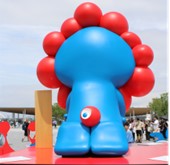 ミャクミャクの後ろ姿