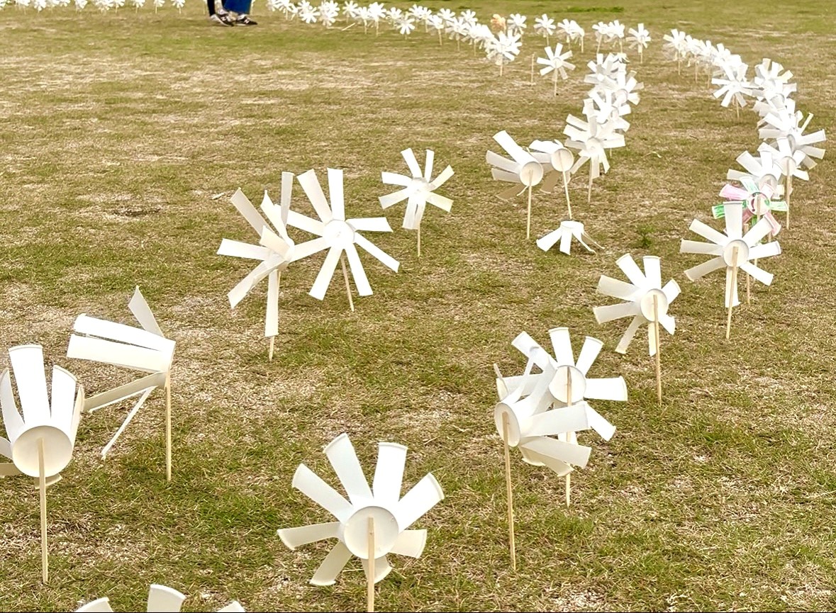 かざぐるま大作戦の様子