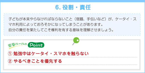 役割・責任のルールに関する画像