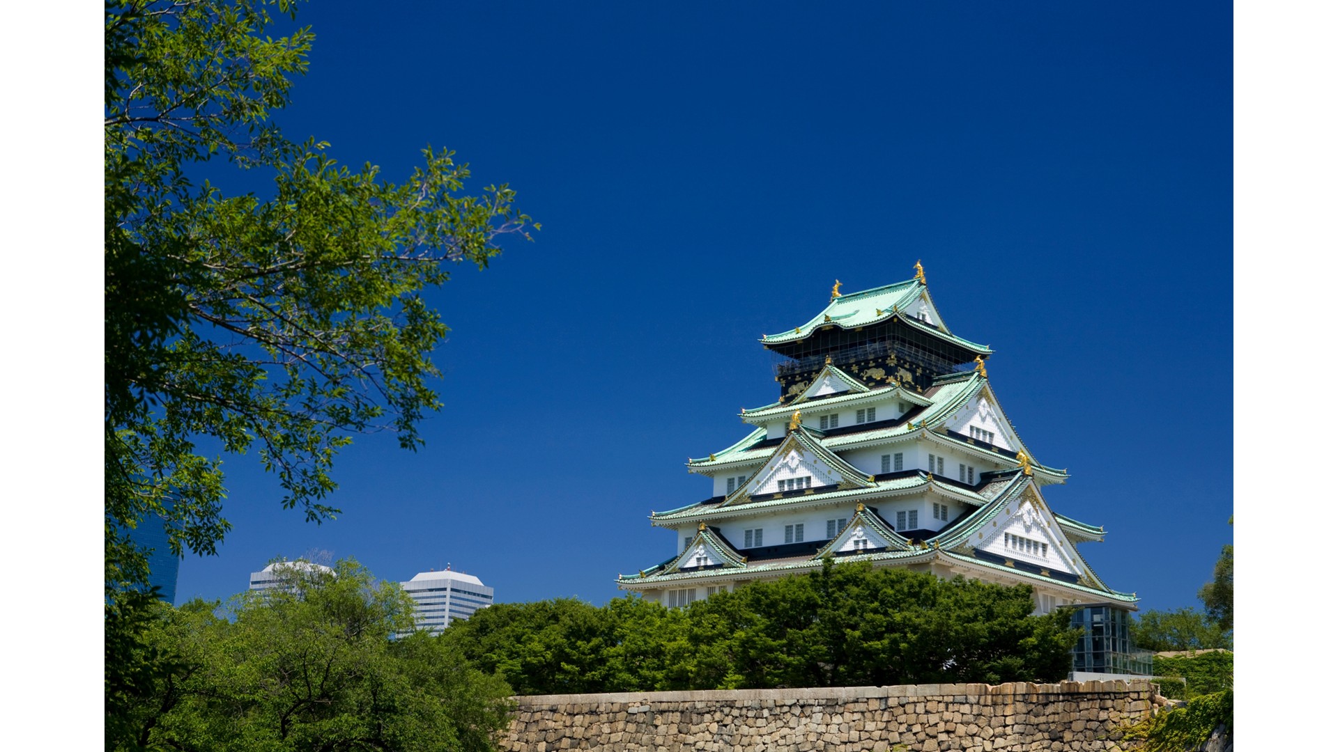 大阪城公園の風景