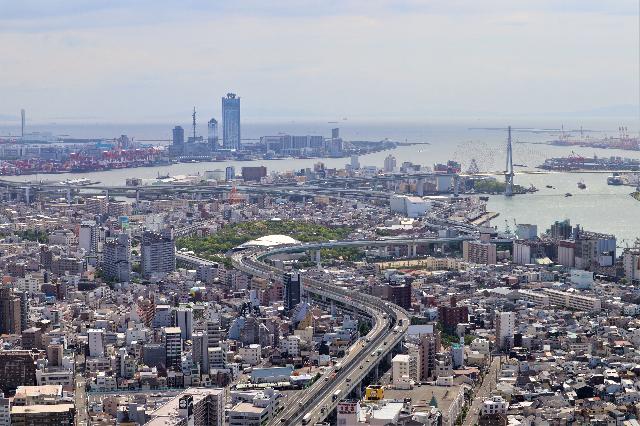 大阪ベイタワーからの風景