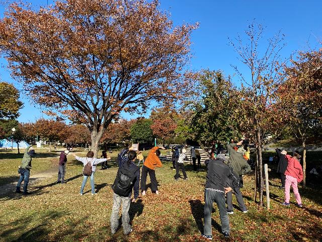八幡屋公園でのイベントの様子