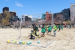 ファミリーサッカー教室の写真