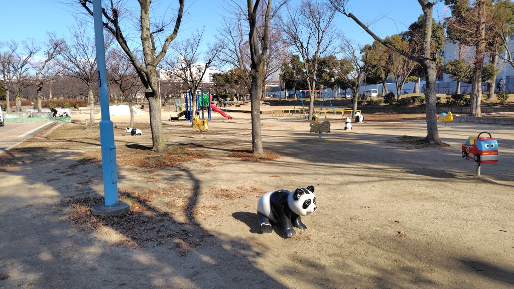 毛馬桜ノ宮公園の一部（パンダ公園）の写真