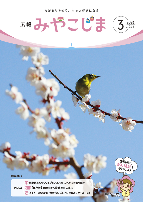 広報みやこじま表紙の写真