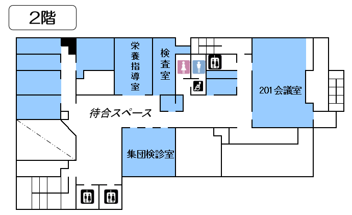 2階フロアーマップ